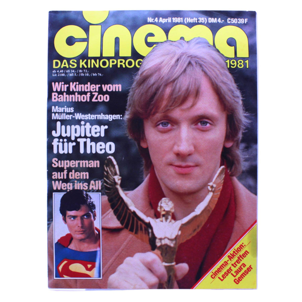 Cinema Magazin Nr. 4 (1981) | Poster Edition | Wir Kinder vom Bahnhof Zoo | Superman II